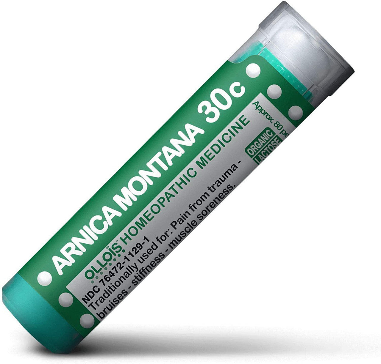Ollois Arnica Montana 30c Organic, Lactose-Free Homeopathic Medicine, 80 Pellets